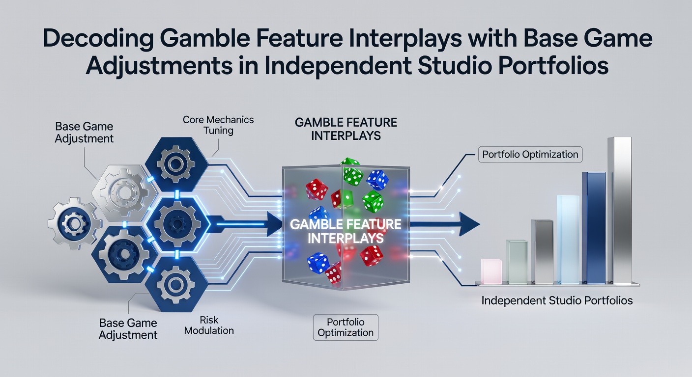 Independent studio teams review gamble feature settings alongside base game parameters during portfolio planning sessions