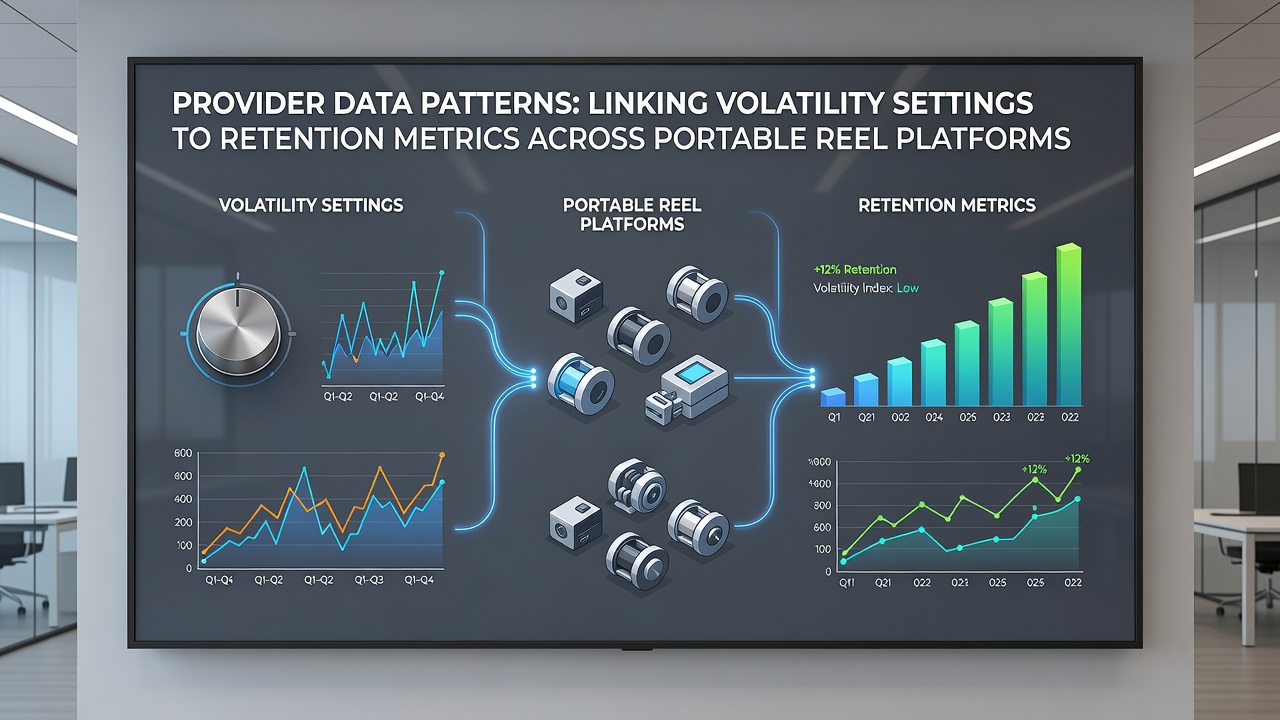 Charts illustrating retention metrics trends linked to volatility adjustments in portable gaming environments