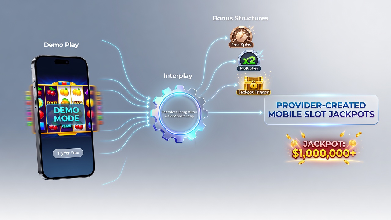 Close-up of mobile screen displaying bonus round in a progressive jackpot slot during demo session