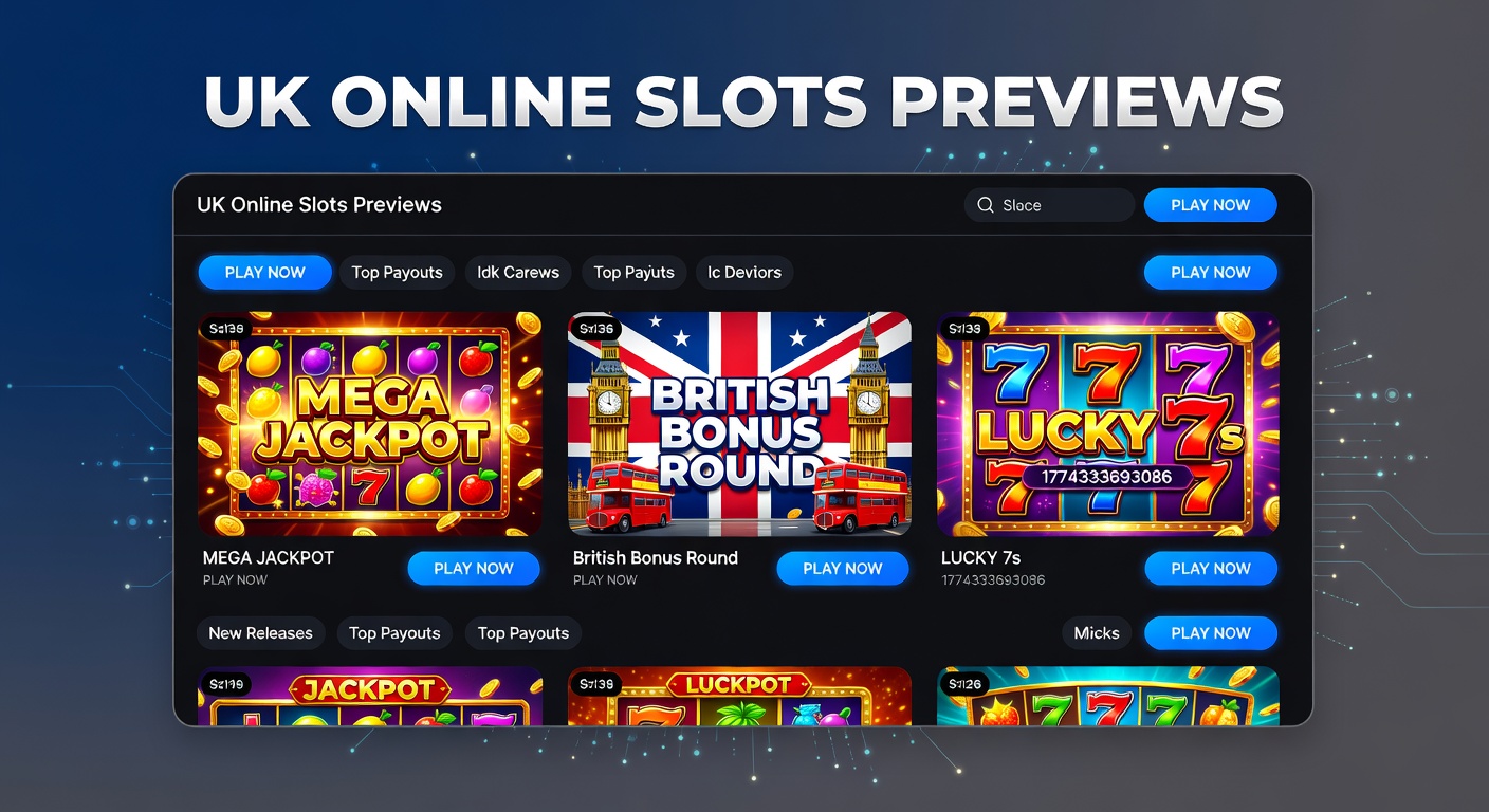 Vibrant display of upcoming UK online slot reels with glowing jackpots and bonus symbols activating on screen